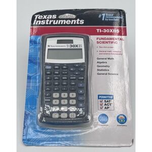 Texas Instruments TI-30X IIS Scientific Calculator Solar/ Battery BLUE New